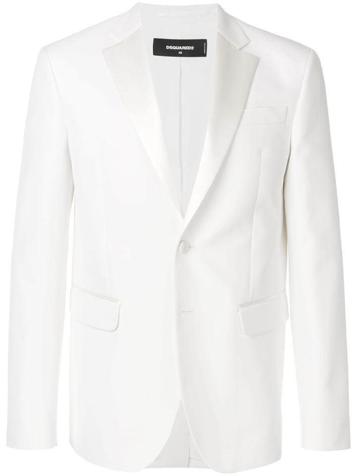 Dsquared2 Classic Tuxedo Jacket - White