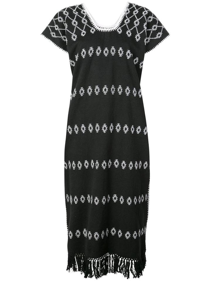 Pippa Holt Embroidered Kaftan - Black