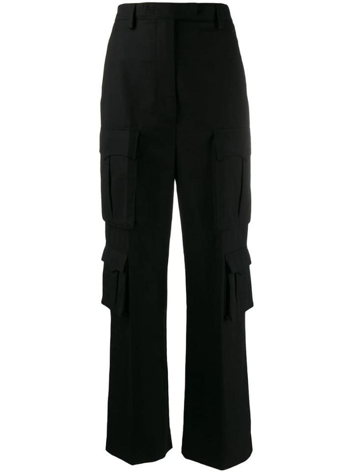 Prada Straight-leg Cargo Trousers - Black