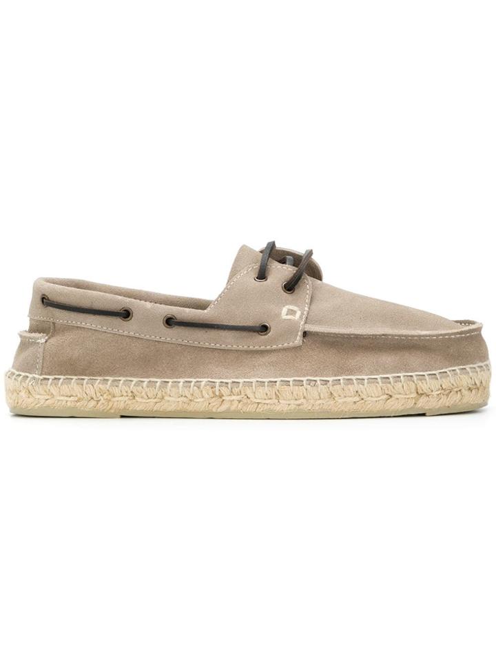 Manebi Lace-up Espadrilles - Neutrals