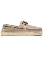 Manebi Lace-up Espadrilles - Neutrals