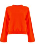 Juun.j Plain Sweatshirt - Yellow & Orange