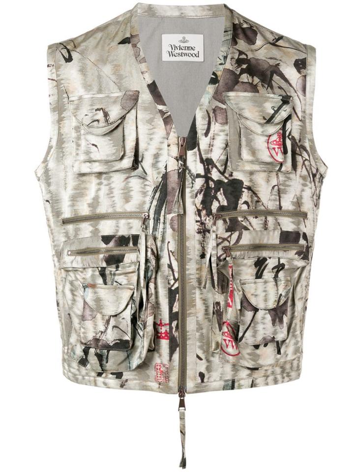 Vivienne Westwood Archive Jacquard Savage Waistcoat - Neutrals