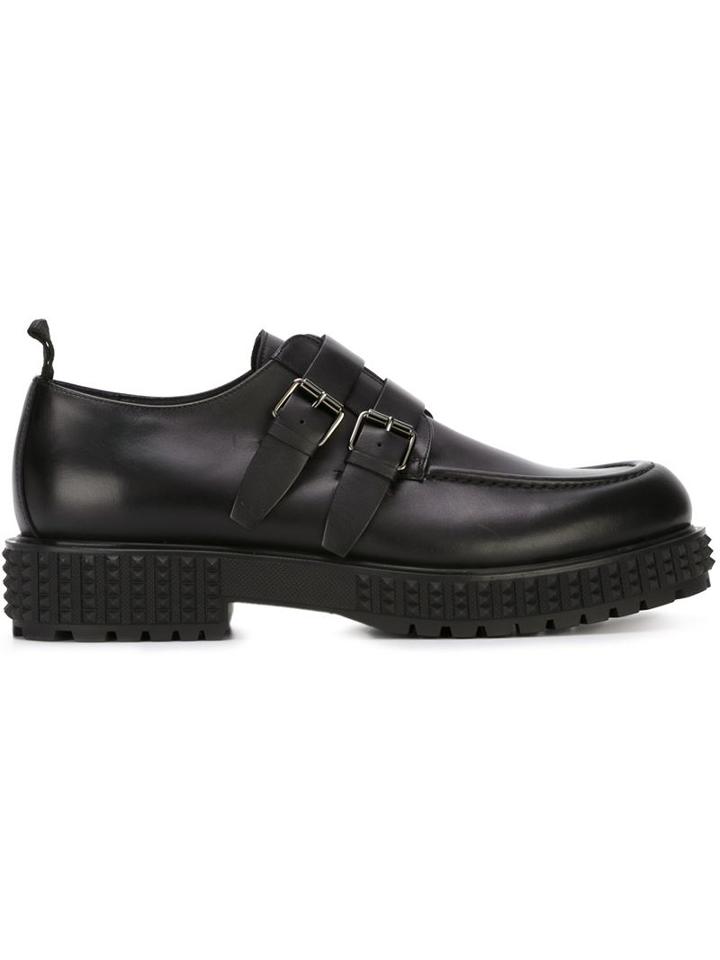 Valentino Garavani Studded Sole Monk Shoes