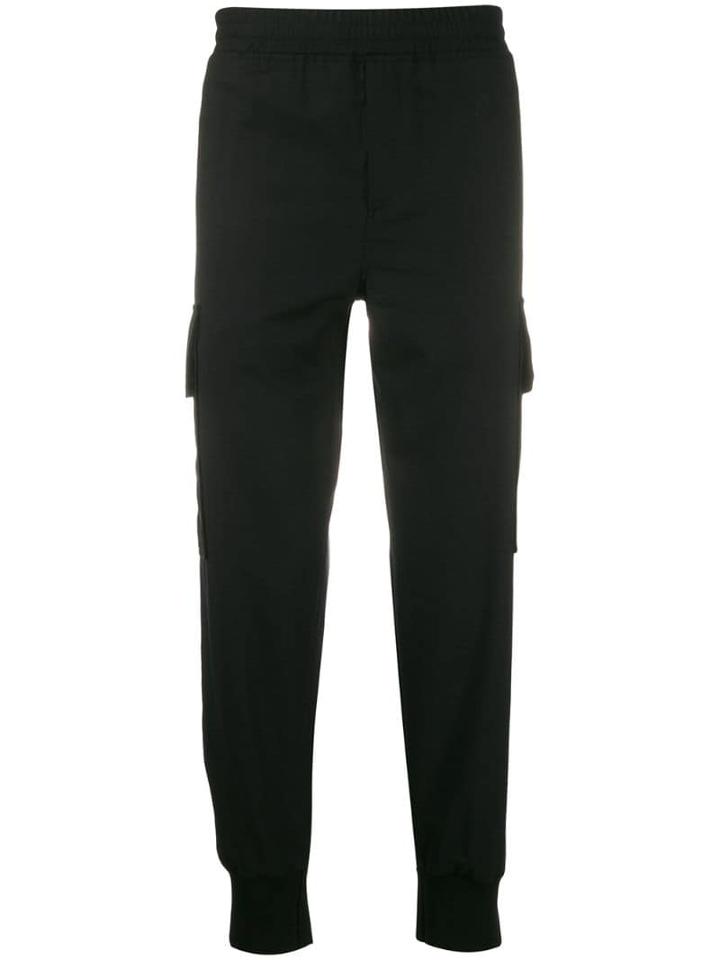 Neil Barrett Slim-fit Cargo Trousers - Black