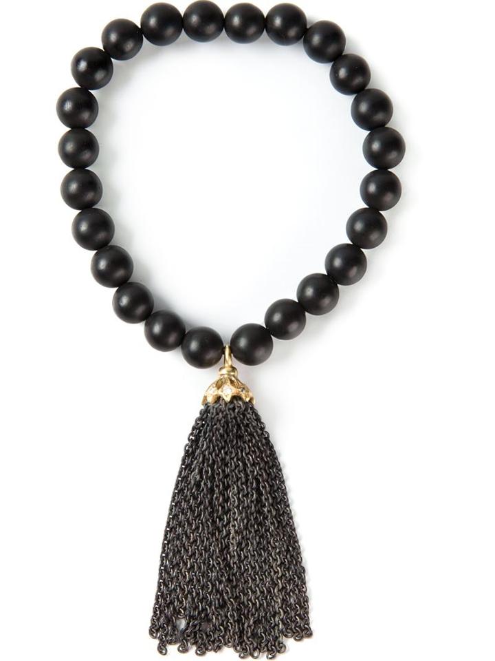 Loree Rodkin Lucky Bracelet, Women's, Black, Gold