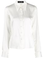 Styland Fitted Pointed Collar Shirt - White
