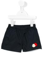 Moncler Kids - Appliqué Swim Shorts - Kids - Polyamide/polyimide - 6-9 Mth, Blue