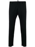 Dsquared2 Tailored Zipped Trousers - Black