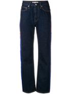 Calvin Klein Jeans Side Stripe Straight-leg Jeans - Blue