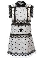 Giamba Embellished Short Dress, Women's, Size: 44, Pink/purple, Polyester