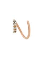 Maria Black 14lt Rose Gold Lila Twirl Earring - Metallic