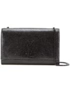 Saint Laurent Medium 'monogram' Satchel Bag, Women's, Black