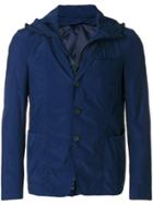 Prada Layered Nylon Blazer - Blue