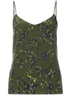 L'agence Floral Print Camisole - Green