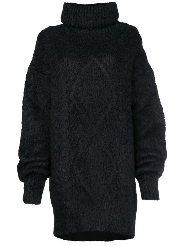 Maison Margiela Cable Knit Sweater - Black