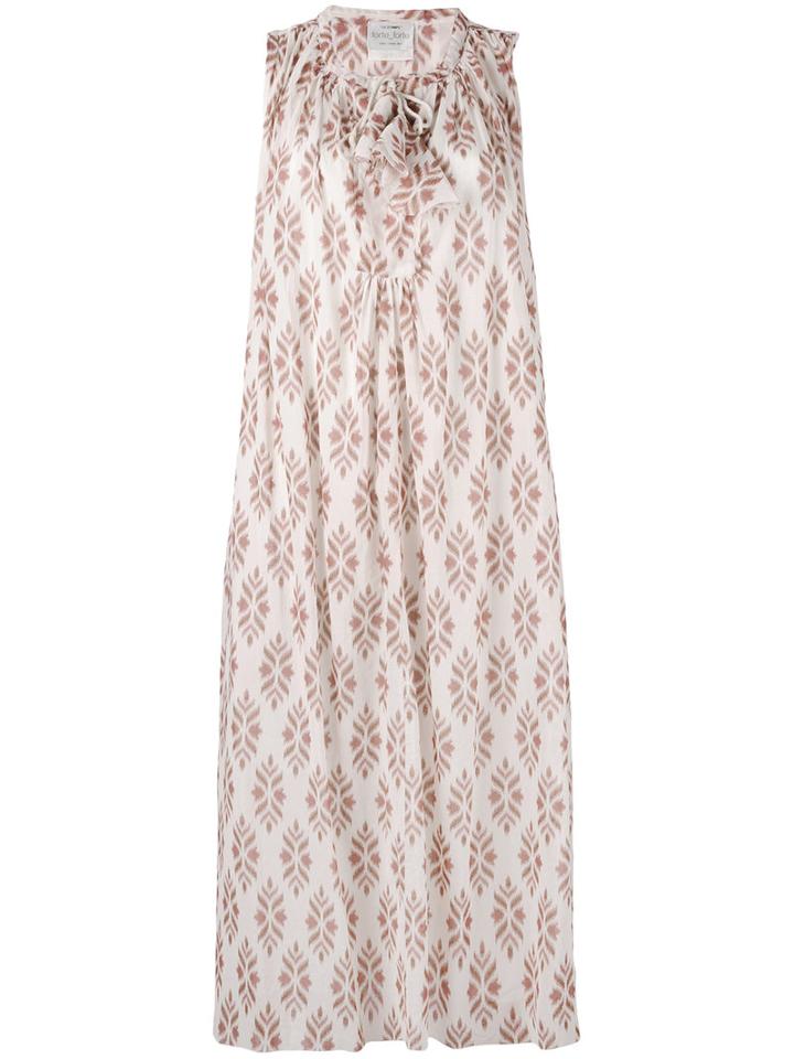 Forte Forte - A-line Midi Dress - Women - Cotton - Iii, Nude/neutrals, Cotton