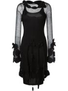 Chanel Vintage Crochet Mesh Dress, Women's, Size: 36, Black