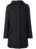 Aspesi Single Breasted Coat, Women's, Size: Large, Black, Polyamide