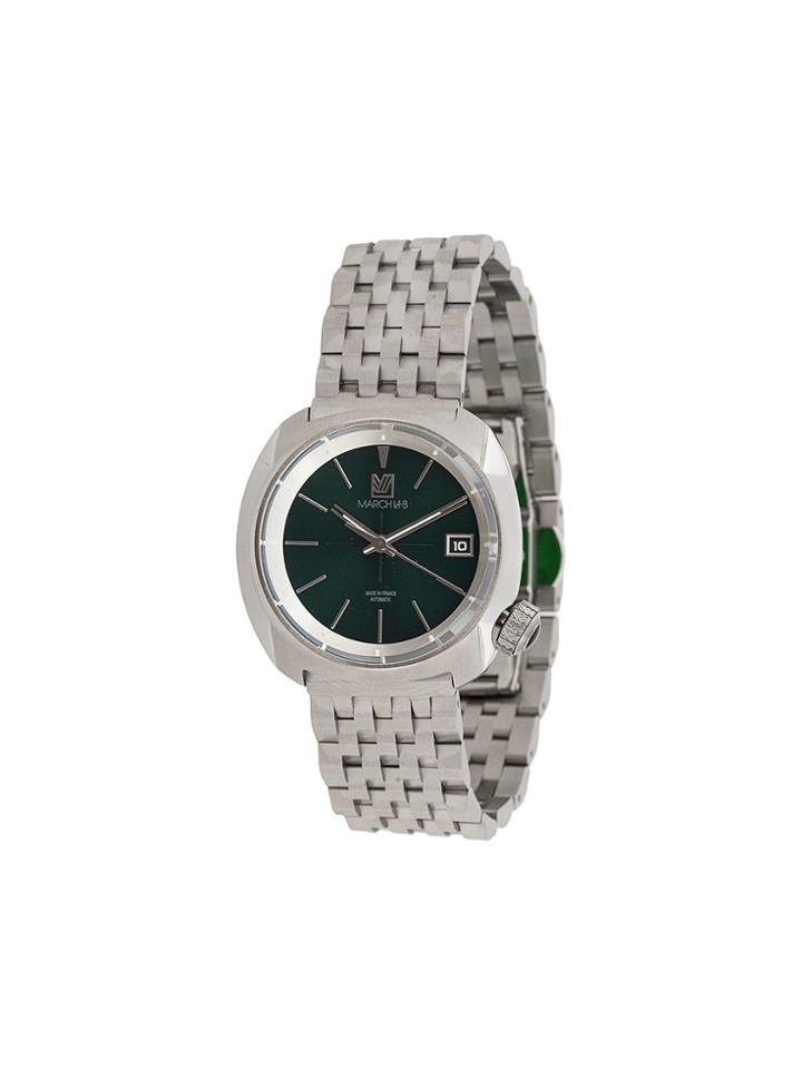 March La.b Am1 Slim Automatic Forest 38mm - Silver