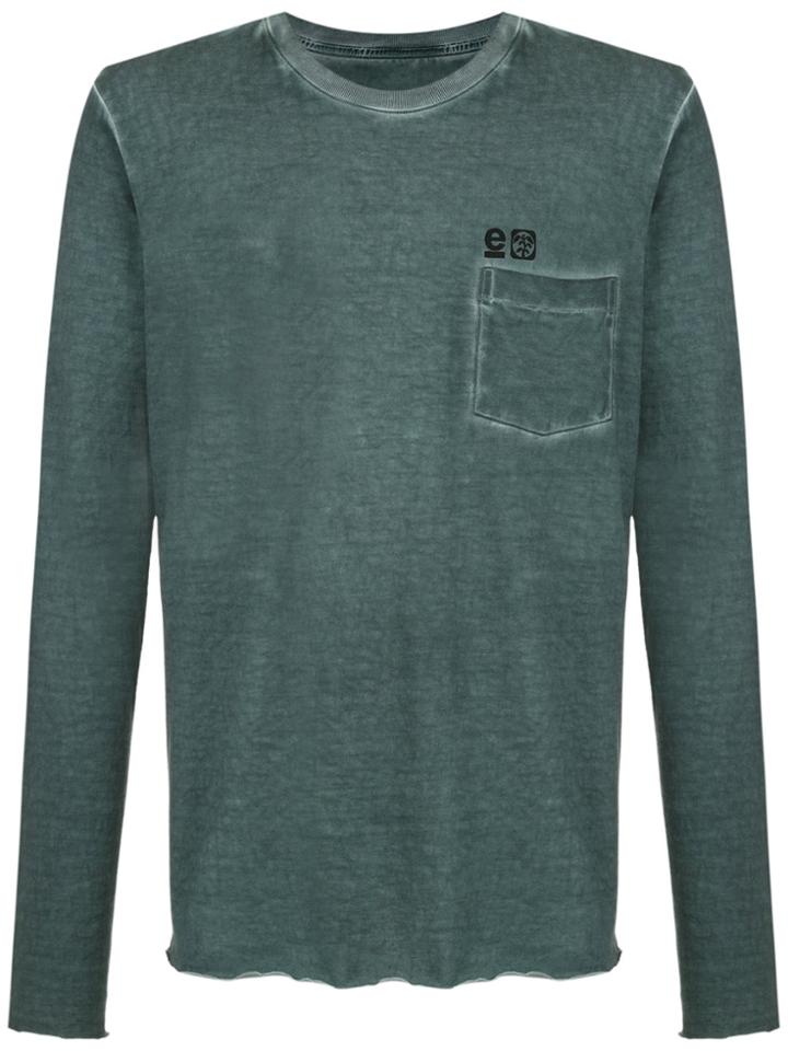 Osklen Watercolour Reversible T-shirt - Green