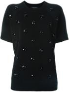 Marc Jacobs Embellished Short Sleeve Sweatshirt