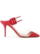 Aquazzura Optic Mules 85 - Red