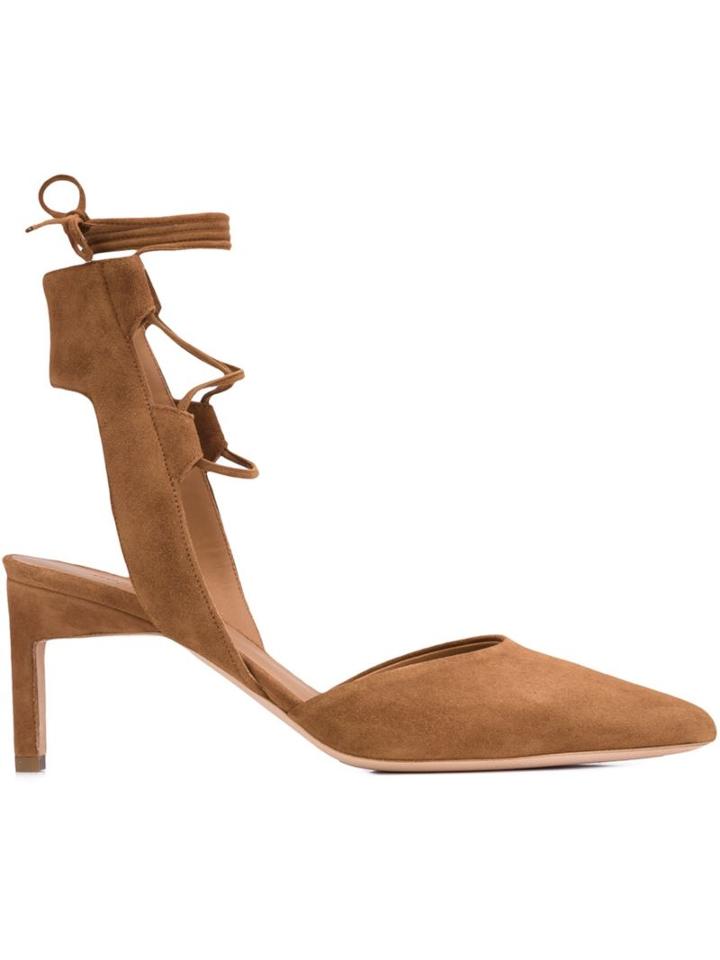 Rosetta Getty Ankle Tie Pumps