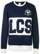 Le Coq Sportif Logo Print Sweatshirt, Men's, Size: Xl, Blue, Cotton