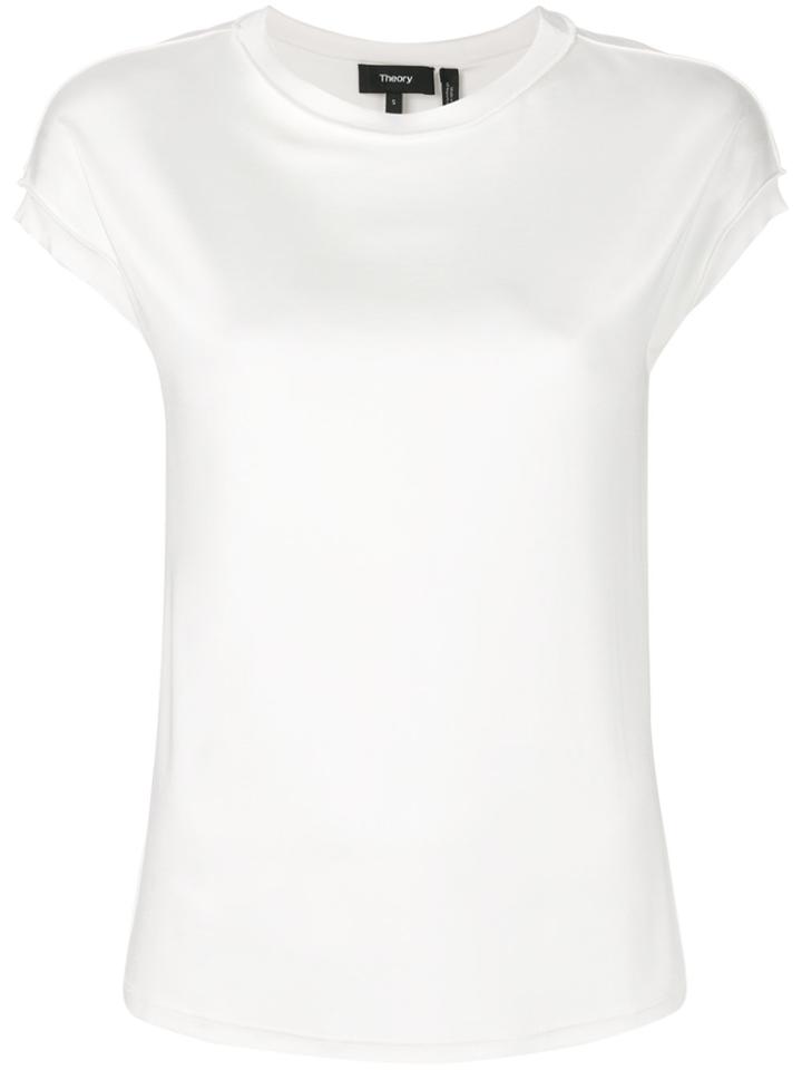 Theory Cap-sleeve T-shirt - Nude & Neutrals
