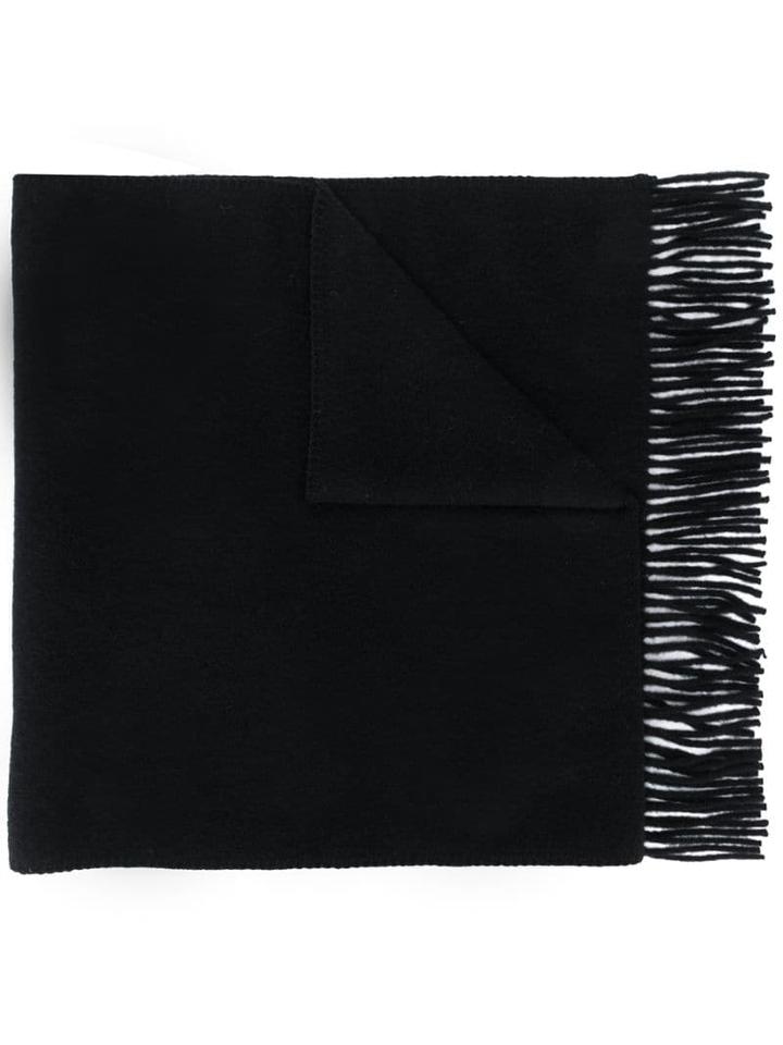 Ami Paris Scarf Ami De Coeur Patch Scarf - Black
