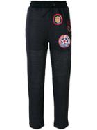 Mr & Mrs Italy Patched Slim Trousers - Blue