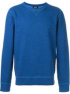 A.p.c. Crew Neck Sweatshirt, Men's, Size: Xs, Blue, Cotton