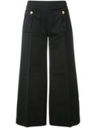 Love Moschino Jacquard Culottes, Women's, Size: 44, Black, Polyester/cotton/acrylic/spandex/elastane