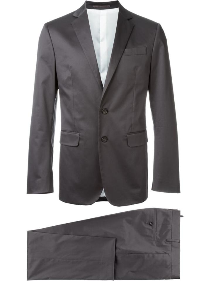 Dsquared2 Classic Two-piece Suit, Men's, Size: 54, Grey, Cotton/spandex/elastane/viscose/cotton