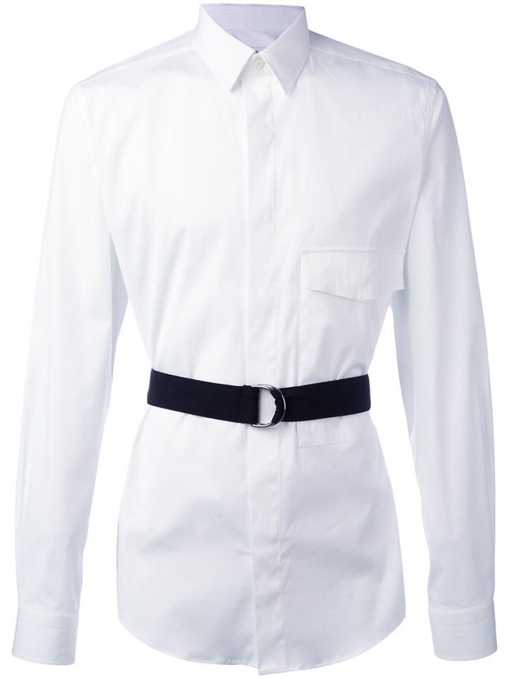 Ports 1961 - Plain Shirt - Men - Cotton/polyamide/spandex/elastane - 40, White, Cotton/polyamide/spandex/elastane