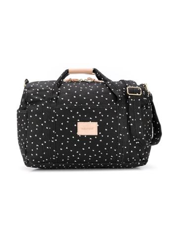 Moumout Heart Print Changing Bag - Black