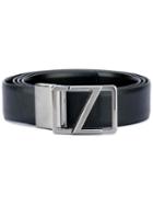 Z Zegna - Z Buckle Belt - Men - Leather - 110, Black, Leather