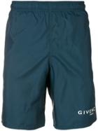 Givenchy Logo Swim Shorts - Blue