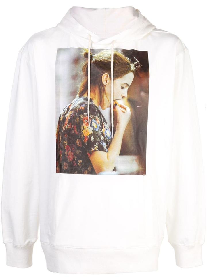 Rochambeau Eating Emma Hoodie - White