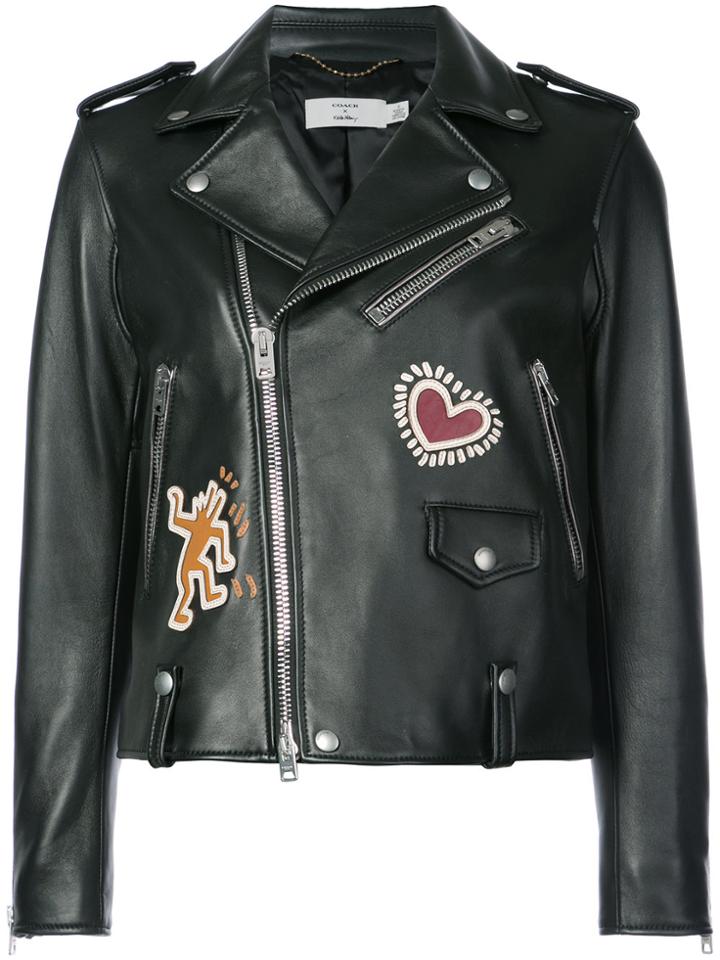 Coach X Keith Haring Moto Jacket - Black