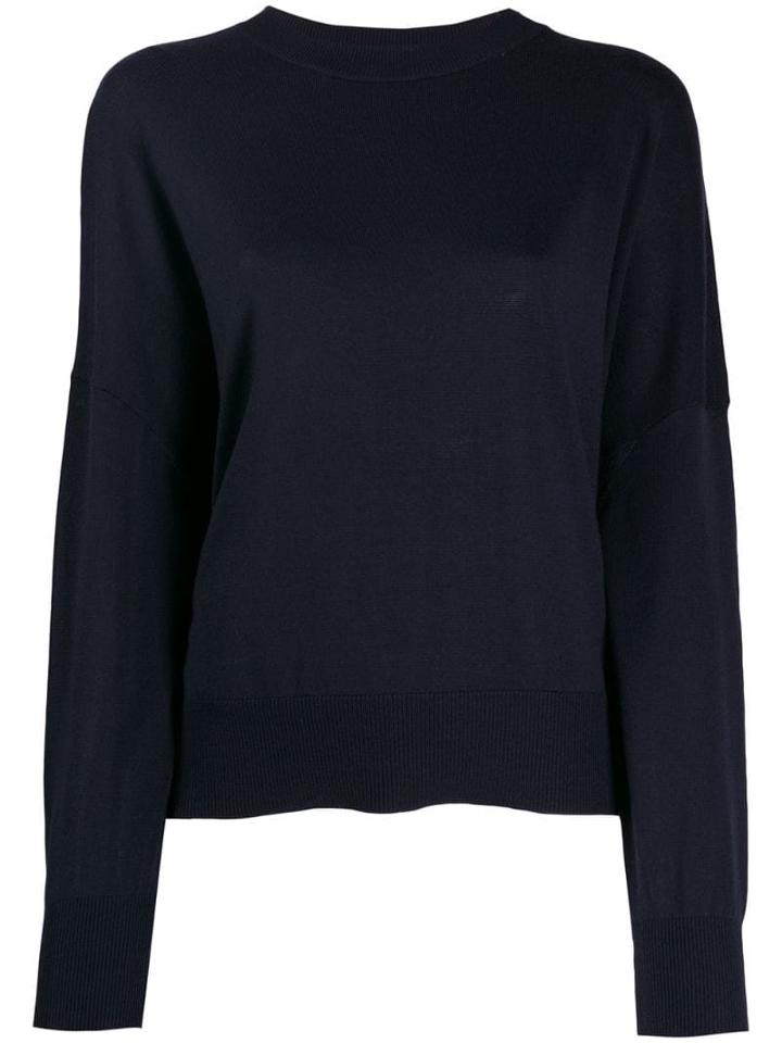 Enföld Deconstructed Knit Sweater - Blue