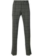 Tagliatore Plaid Tailored Trousers - Grey