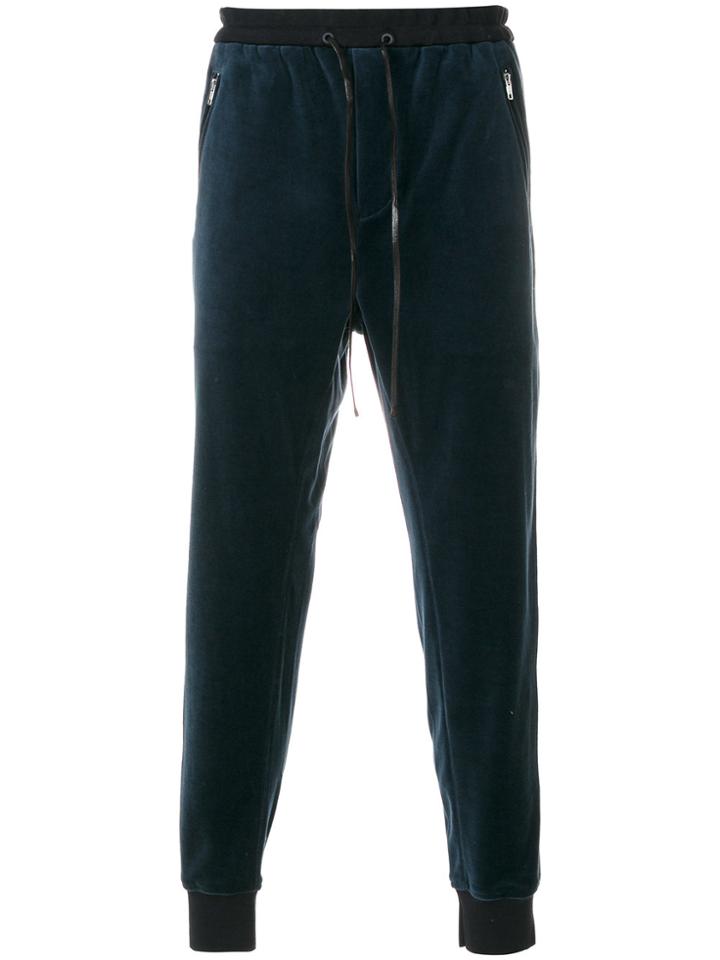 3.1 Phillip Lim Drawstring-waist Track Pants - Blue