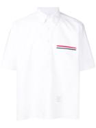 Thom Browne Striped Pocket Shirt - White