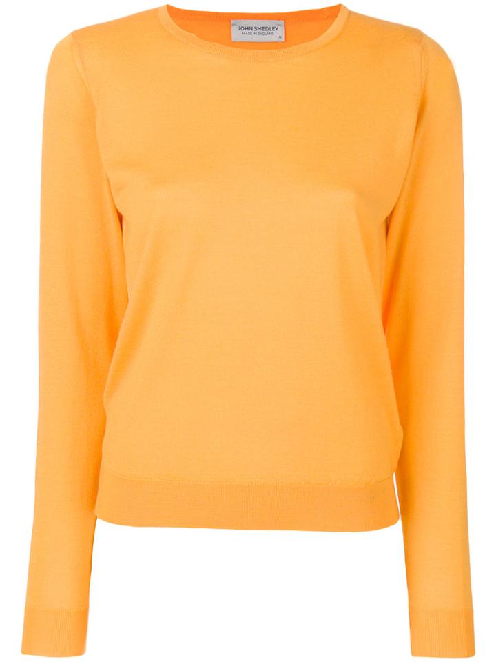 John Smedley Venice Buckthorn Knitted Top - Yellow & Orange
