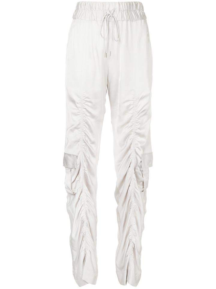 Manning Cartell Off Duty Draped Track Trousers - Grey