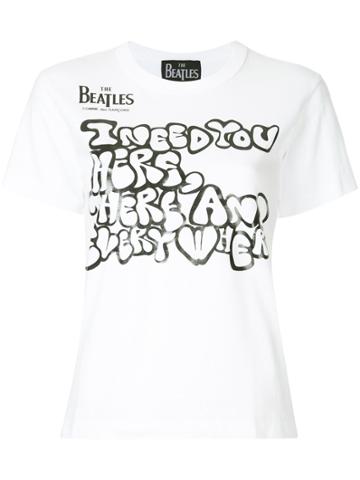 Comme Des Garçons Play I Need You T-shirt - White