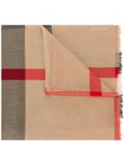 Burberry Check Scarf - Nude & Neutrals