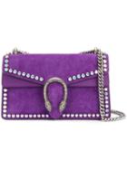 Gucci Small Dionysus Crystal Shoulder Bag - Purple